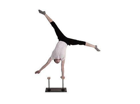 Двойная цирковая трость для гимнастических и акробатических трюков