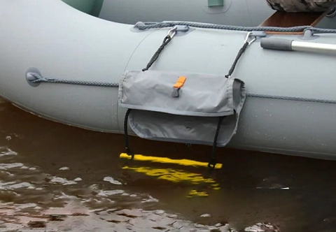 Бортовая верёвочная лесенка для лодок