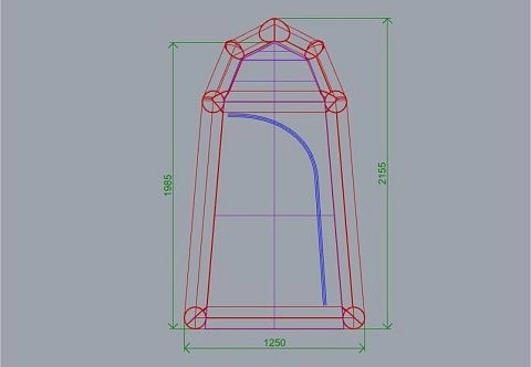 Надувная кабина для биотуалета