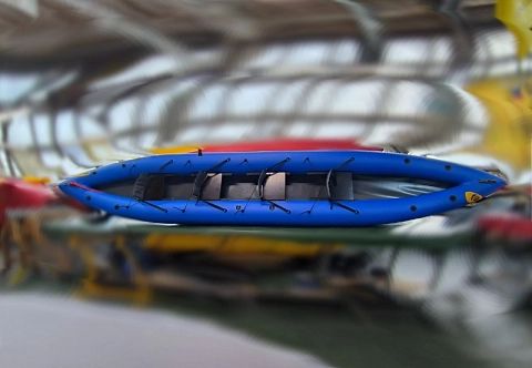 «ЩУКАРЬ-540» - четырехместный легкий надувной паккаяк (пакрафт) из ПВХ