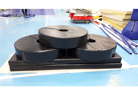 Мат для спуска пожарных по тревоге