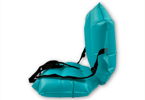 "С-42ТПУ" - надувное сиденье с спинкой из ТПУ для байдарок, каяков, пакрафтов