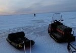 Фотография "ОКУНЬ XL" - универсальные надувные санки/плотик для рыбалки, для зимы, лета из ПВХ (PVC) ТаймТриал
