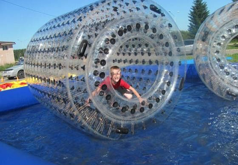 Надувной водный аттракцион «Гидророллер» Water Roller (Водный Роллер)