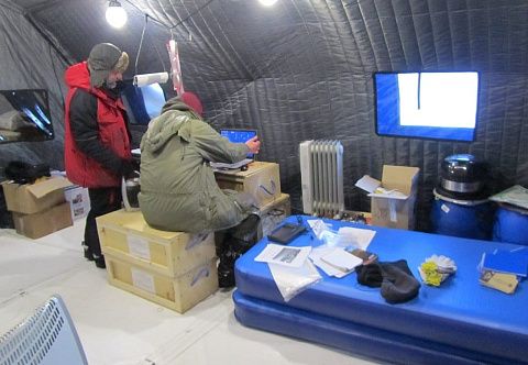 Пневмокаркасная палатка – жилой модуль