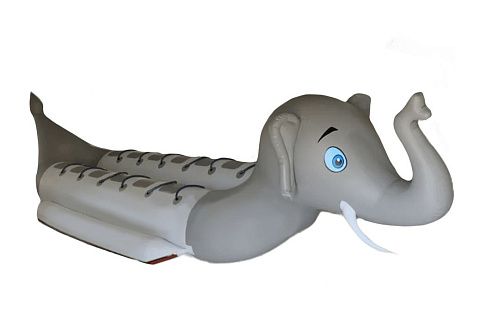 &quot;СЛОН-ДАБЛ&quot; - надувные зимние, водные сани дубль-банан для катания за снегоходом, квадроциклом, катером