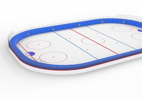 Защитный бортовой комплекс для занятий шорт-треком