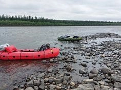 Фотография "ЧЕХОНЬ" - одноместный рыболовный надувной пакрафт-каяк из ТПУ из ткань ТПУ (TPU) 210D ТаймТриал