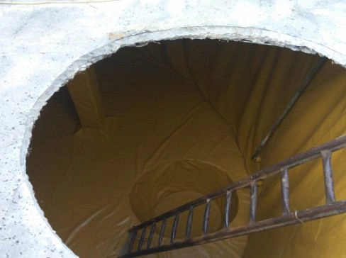 Мягкие вкладыши из ПВХ в металлические и бетонные ёмкости