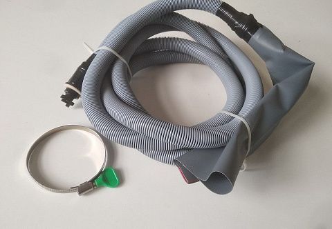 Система накачки (шланг) надувного домкрата с помощью выхлопной трубы