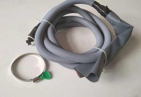 Система накачки (шланг) надувного домкрата с помощью выхлопной трубы