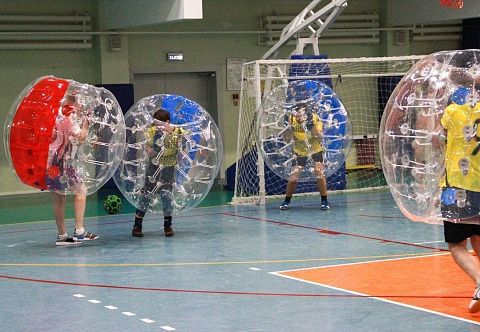 Надувной взрослый шар из ТПУ для футбола "Бампербола, Bumperball" Надувной взрослый шар из ТПУ для футбола "Бампербола, Bumperball"