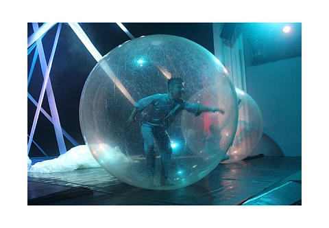 Прозрачный шар для танцев из прочной ТПУ пленки 0.7 мм