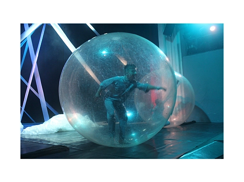 Прозрачный шар для танцев из прочной ТПУ пленки 0.7 мм