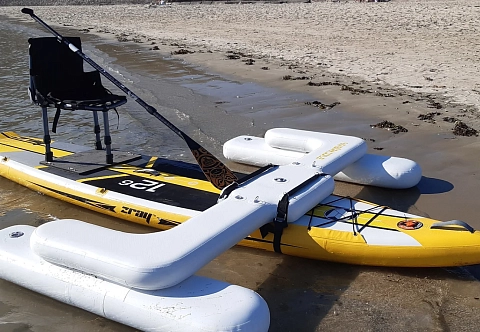 Надувной модуль для устойчивости досок SUP (сапборд)