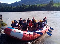 Фотография "RAFT 20F" - надувной рафт для коммерческого сплава, рафтинга (лодка ПВХ) из ПВХ ТПУ 840D ТаймТриал