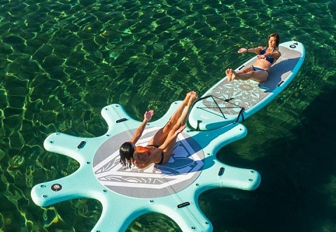 "САПДОК" - надувная стыковочная платформа (станция, причал, пирс, док) для SUP (доска для гребли стоя веслом)