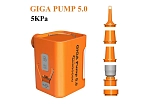 Фотография "GIGA PUMP 5.0" - автономный аккумуляторный электрический, портативный 3 в 1 мининасос для надувания пакрафтов, байдарок, каяков из ПЛАСТИК ТаймТриал