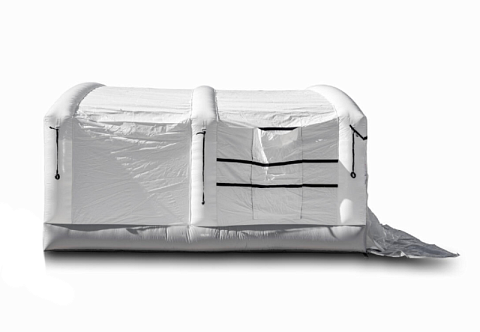 Надувная камера (палатка) ПВХ для покраски и ремонта автомобиля 5,2х4,9 м