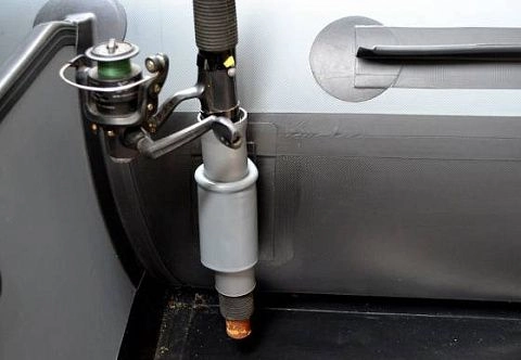 Флагшток на рафт Мягкий держатель флага, удочки или спиннинга для надувной лодки ПВХ, рафта или байдарки