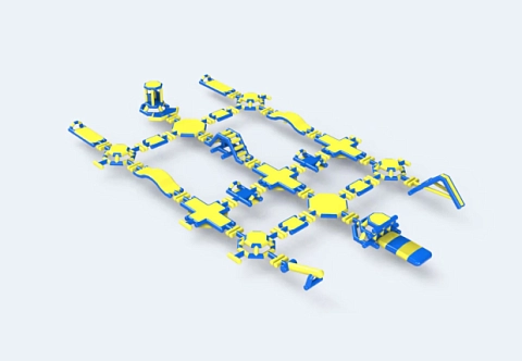 Надувной развлекательный аквапарк «СУПЕР ВСПЛЕСК»