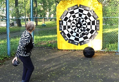 Навесной дартс мягкий "Репейник" Навесной дартс мягкий "Репейник"