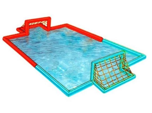 "ВОДНОЕ ПОЛО" - надувной командный аттракцион для воды, пляжа, озера, бизнеса