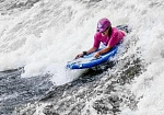 Фотография Риверборд, бодиборд, гидроспид (riverboard) - надувная доска для серфинга, сплава из ткань AIRDECK (DROP STITCH) ТаймТриал