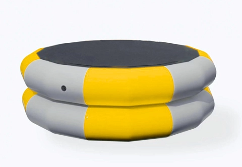 Надувной гимнастический круглый батут в 2 кольца