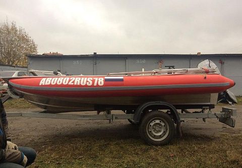 Надувной фальшборт (були) из ПВХ для алюминиевого катера, пластиковой лодки