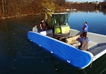 Фотография Мобильный надувной паром для переправы автомобиля, техники через водоёмы из AIRDECK (DWF) ТаймТриал