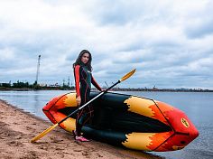 Фотография "АРГОН X-335" - эксклюзивный надувной каяк ПВХ для водных походов, прогулок из ПВХ ТаймТриал