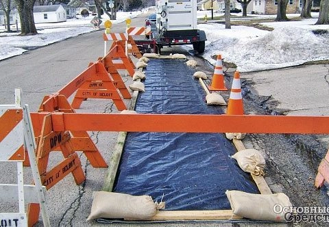 Утепленные термоматы для прогрева бетона. Термомуфты для грунта