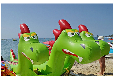 &quot;ДРАКОН-ДАБЛ&quot; - буксируемый аттракцион надувной двойной, тройной дубль-банан. Водный, зимний