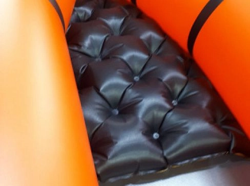 Надувная подушка из ТПУ или ПВХ под ноги в пакрафт