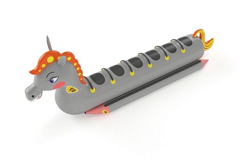 &quot;КОНЕК-ГОРБУНОК&quot; - надувной буксируемый зимний, водный аттракцион банан