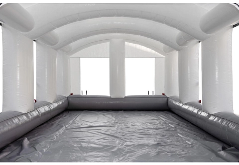 Надувная камера (палатка) ПВХ для покраски и ремонта автомобиля 5,5х4,6 м