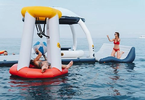 Надувная беседка для отдыха на воде - Комбо