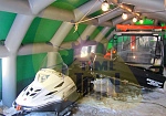 Фотография Пневмокаркасная палатка –  ремонтный бокс для техники из ПВХ ТаймТриал