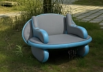 Фотография Надувное бескаркасное разборное кресло-качалка из AirDeck Drop Stitch из ткань AIRDECK ПВХ (DROP STITCH PVC) ткань AIRDECK ТПУ (DROP STITCH TPU) ТаймТриал