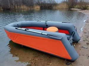 Моторная лодка НДНД с ультра-широким кокпитом ГРОМ-335