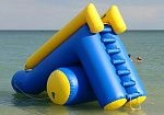 Фотография "ВОЛНА" - надувная водная горка детская с бассейном из ПВХ (PVC) ТаймТриал