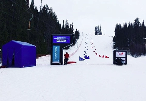 Пневмокаркасная надувная судейская мобильная палатка для спортивных мероприятий
