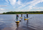 Фотография Надувная доска для серфинга "TimeTrial SUP Прогулочный 10,6'" (сапборд) из AIRDECK (DWF) ТаймТриал