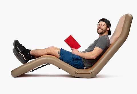 Бескаркасное надувное кресло для отдыха