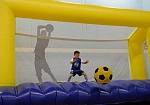 Фотография Надувные футбольные ворота с батутом из ПВХ (PVC) ТаймТриал