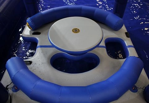 Надувная беседка для отдыха на воде