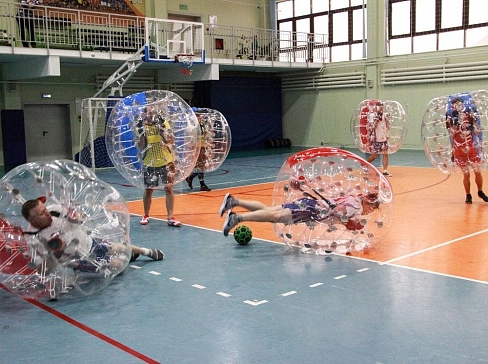 Надувной взрослый шар из ТПУ для футбола 