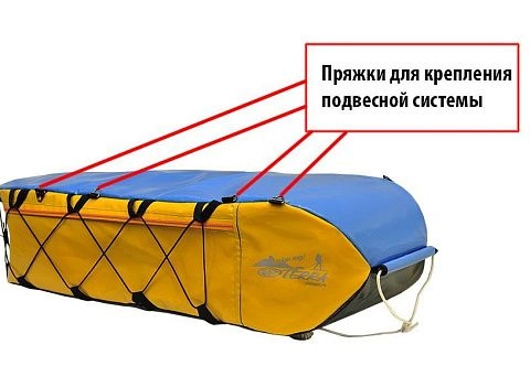 Санки-волокуши 100л с подвесной системой для переноски