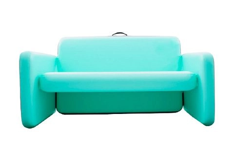 Компактный надувной бескаркасный диван для дома, дачи и пляжа